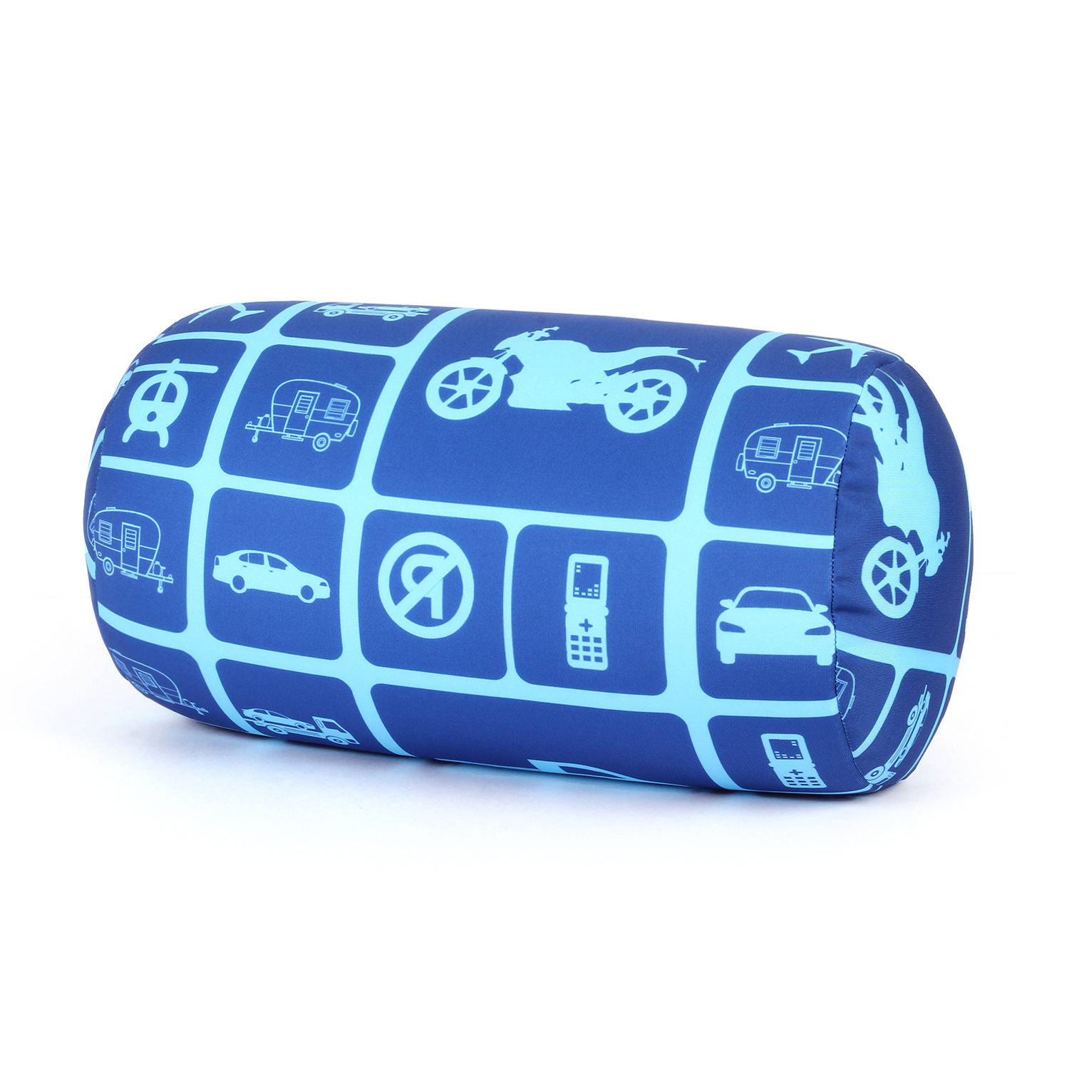 Orka Digital Printed Spandex Stretchable Fabric Microbeads Bolster (D23) view 2